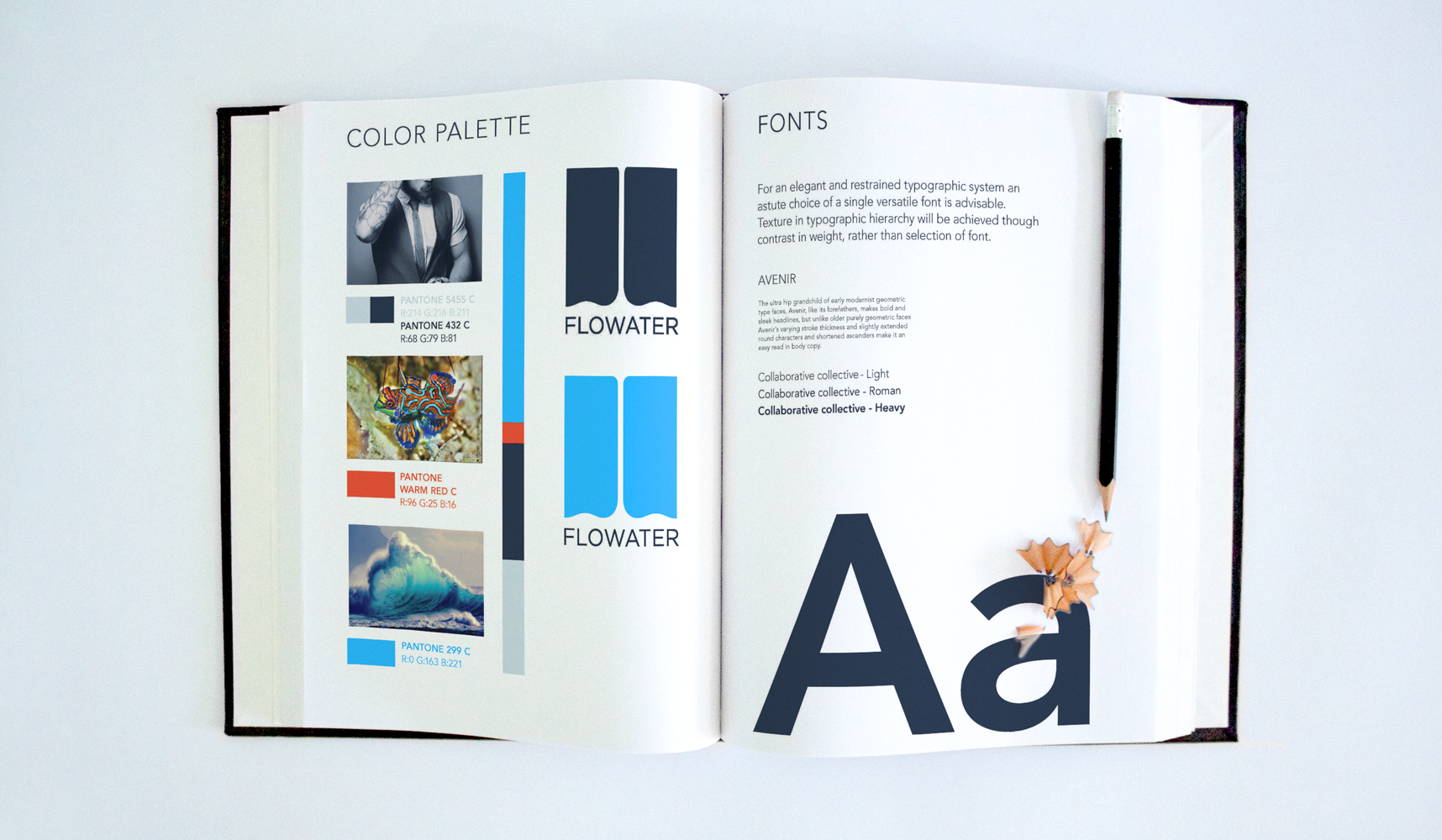 Brand guide book.